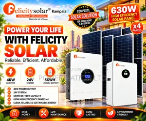 5kwh 24v Felicity Massive Clean Energy Hybrid /Lithium Solar System