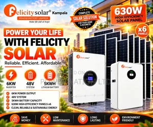 5kwh 48v Felicity Megasun Hybrid/Lithium Solar System Full Kit