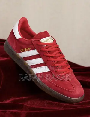 Original Red Adidas Spezial Suede Sneakers