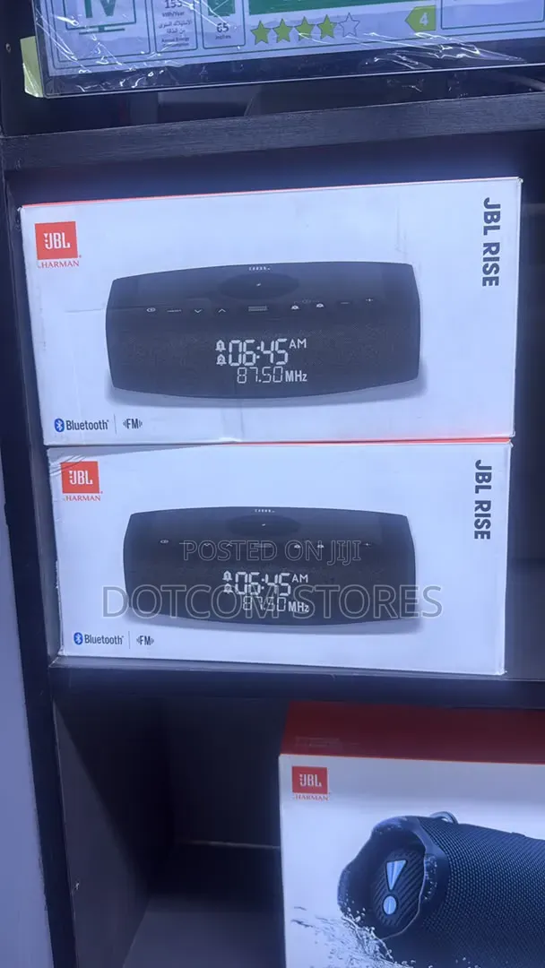 JBL Rise Bluetooth Clock Radio Speaker.