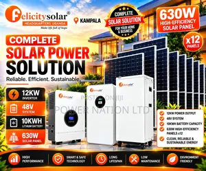 10kwh 12kva 48v Felicity SunHegic Hybrid Lithium Solar System Full Kit