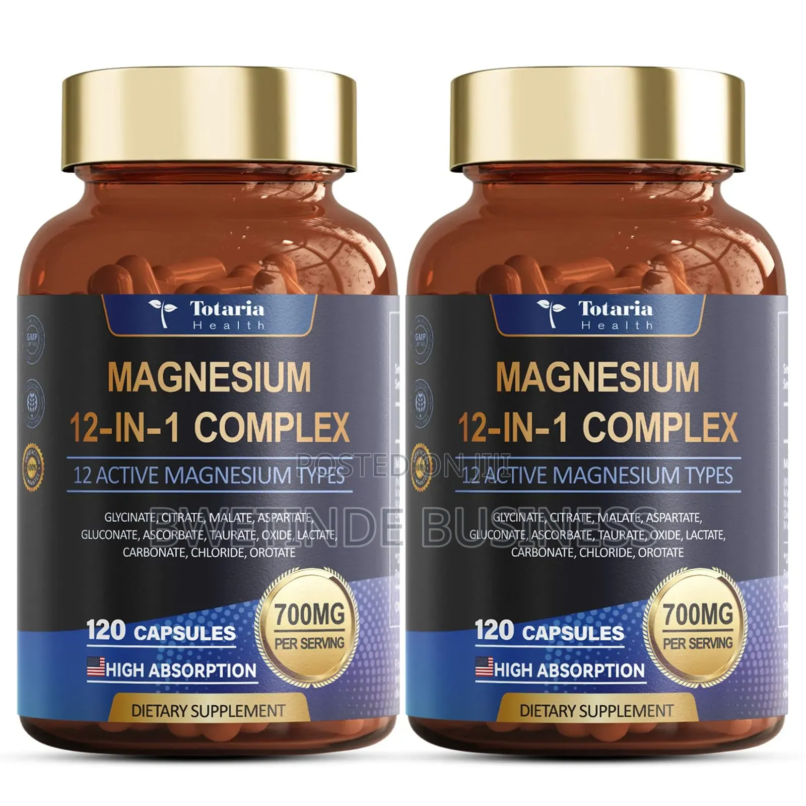 Magnesium Complex 700mg 12 in 1 Magnesium Supplement With Glycinate