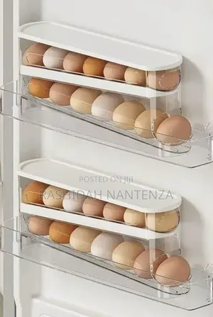 2-Tier Egg Storage Organizer – Space-Saving Fridge Rack Keep .