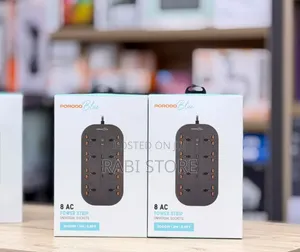 Porodo 8 AC Power Extension, 1 USB-C & 3 USB-A, 3m Long, UK Plug
