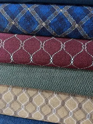 Cech Checked Wall to Wall Carpets