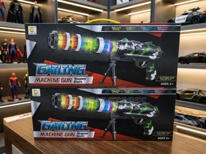Electric Gatling Toy With Flashing Lights