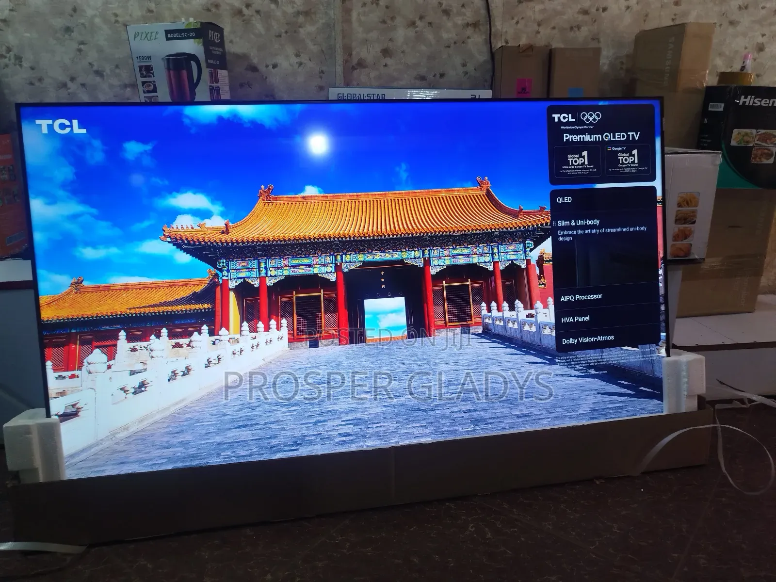 65 TCL Premium Qled Google TV