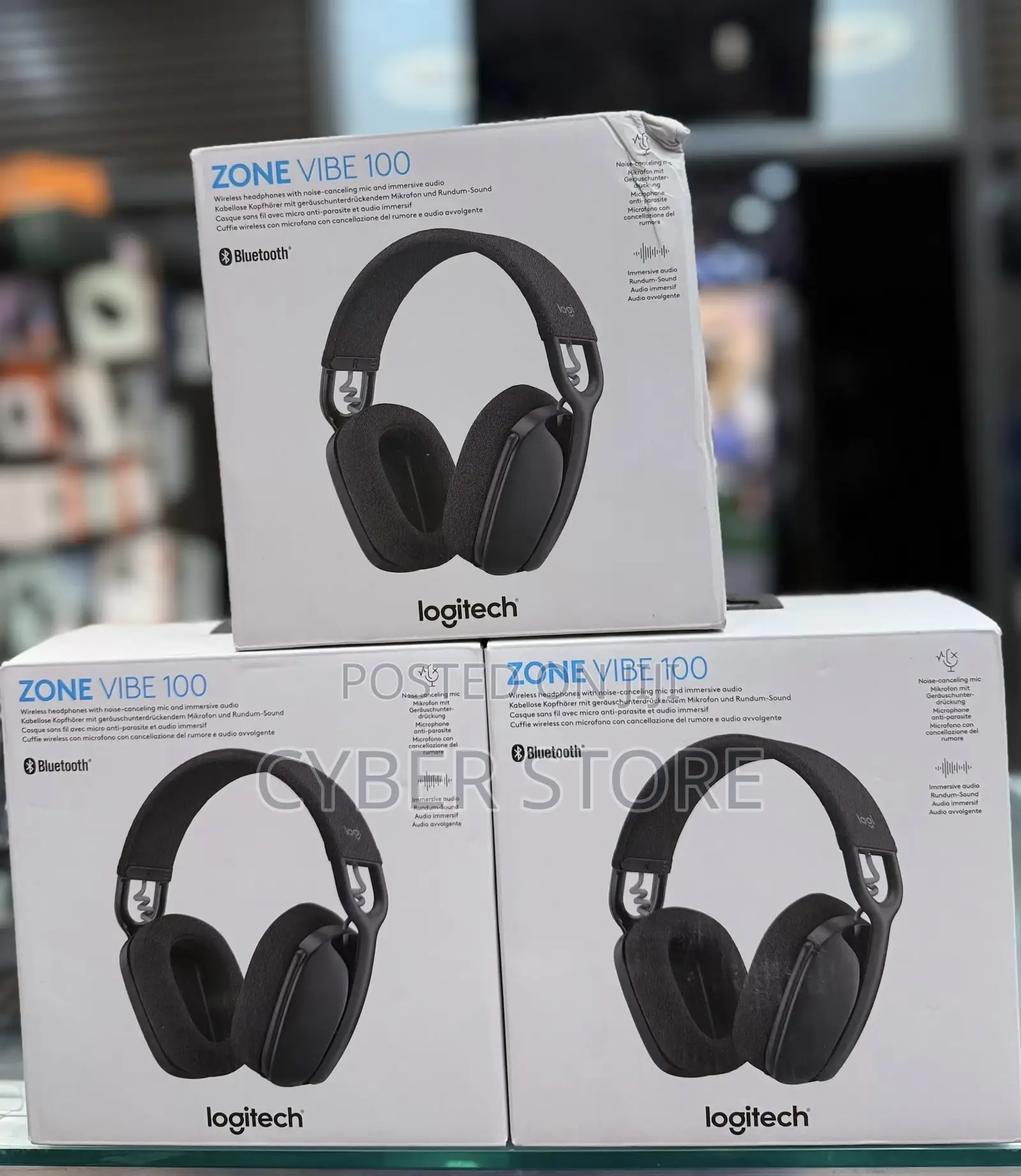 Logitech Zone Vibe 100 Wireless Over-Ear Headphones