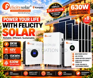 15kwh 8kva 48v Felicity Massive Clean Energy Solar System Full Kit