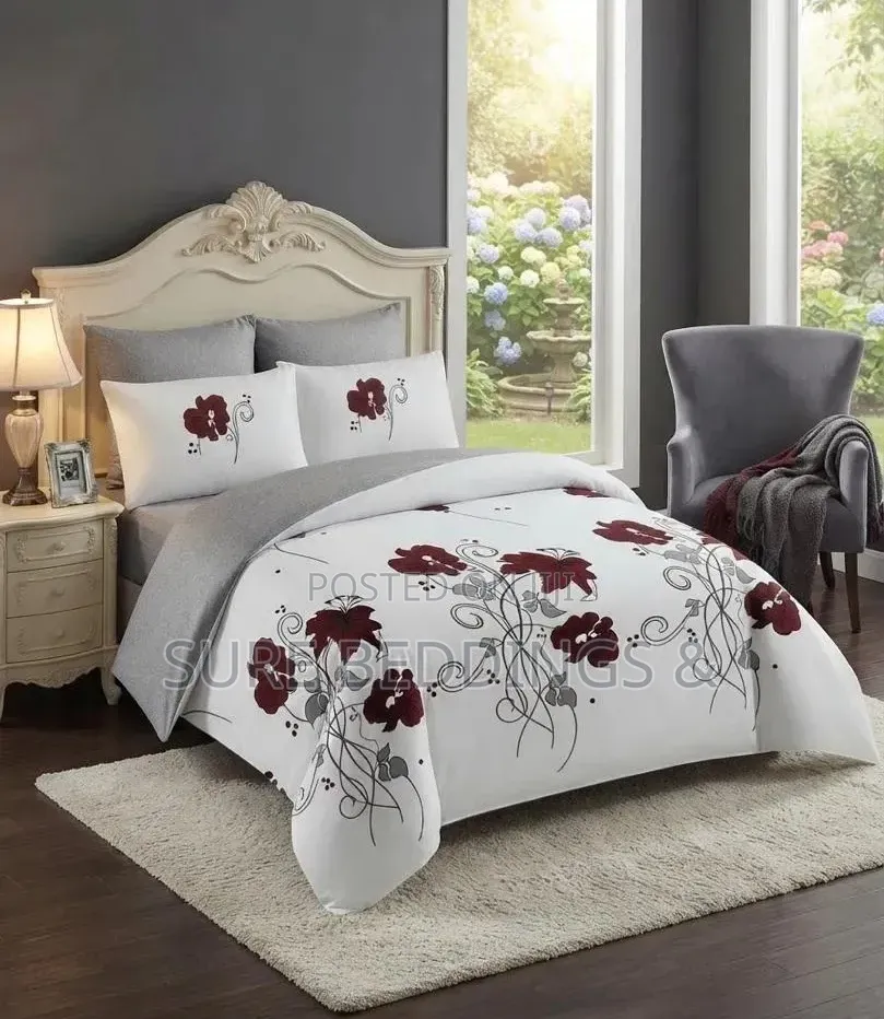 4 Pieces 6*6 Floral Duvets