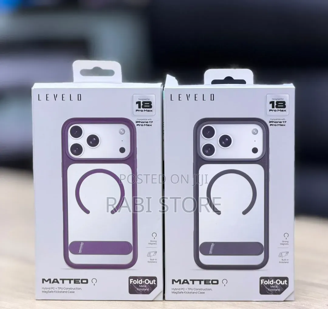 Levelo Matteo Case for iPhone 18,17 Pro and Pro Max