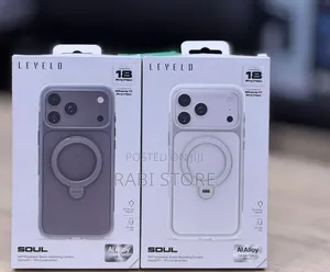 Levelo Soul TPU+PC Case iPhone 18 Pro Max / 17 Pro Max Black, Silver