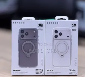 Levelo Soul TPU+PC Case iPhone 18 Pro Max / 17 Pro Max Black, Silver