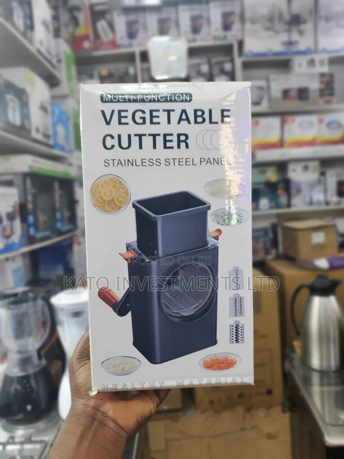 Multi-Function Rotary Vegetable Cutter and Cheese Grater