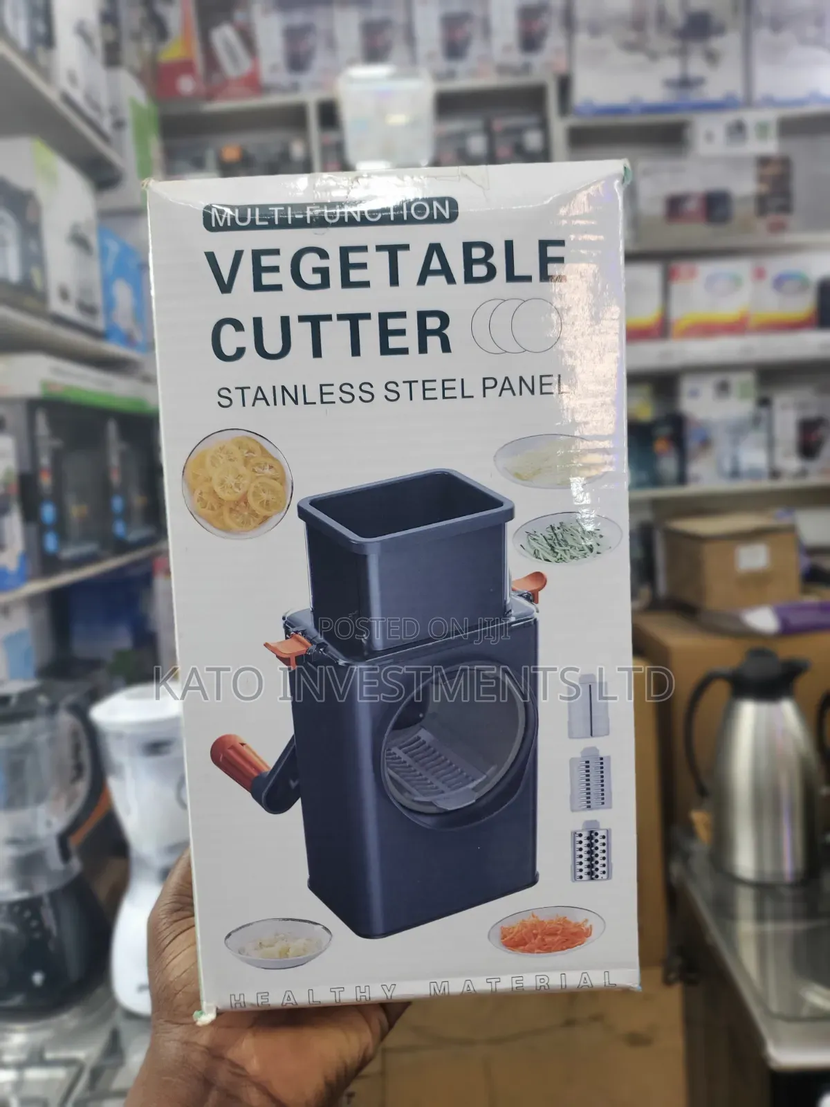 Multi-Function Rotary Vegetable Cutter and Cheese Grater
