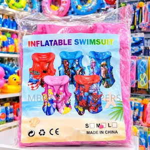 Kids Inflatable Swimming Vest Colorful Cartoon Design