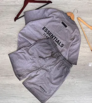 Fear of God ESSENTIALS Two Piece Set. T Shirt, Short