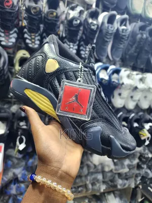 Air Jordan 14 Retro. Thunder, Black, Cream