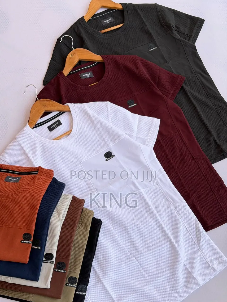 Chest Pocket and "AUTHENTIC" Brand T-Shirts