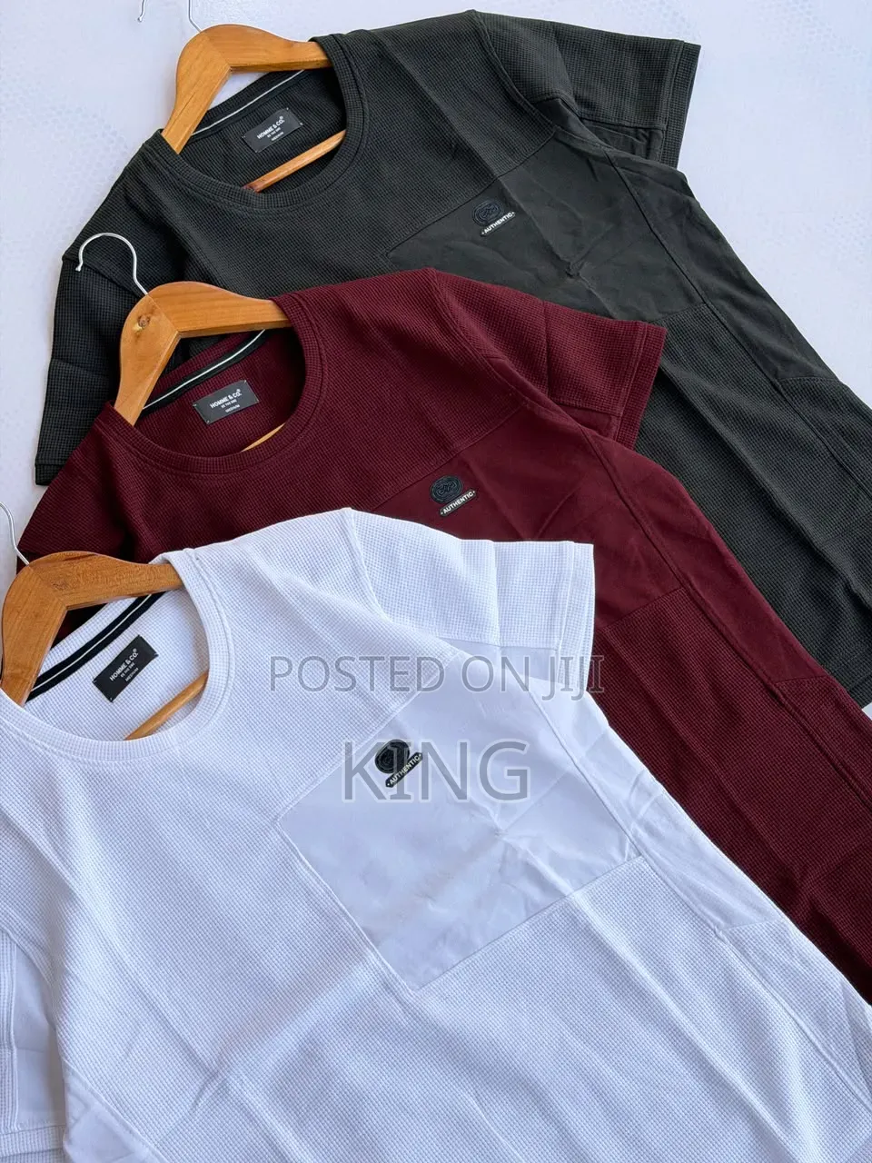 Chest Pocket and "AUTHENTIC" Brand T-Shirts