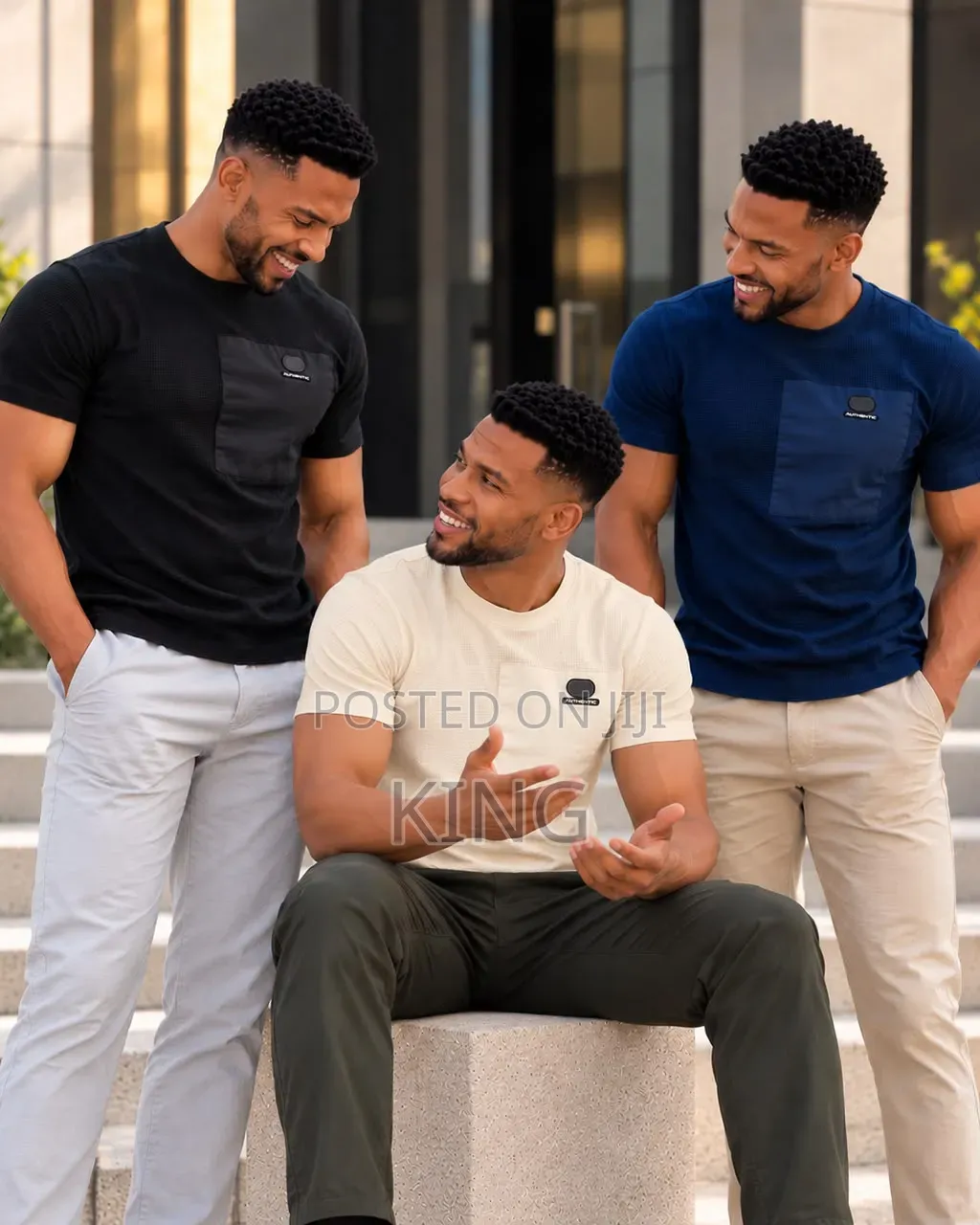 Chest Pocket and "AUTHENTIC" Brand T-Shirts