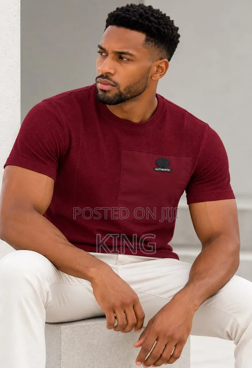 Chest Pocket and "AUTHENTIC" Brand T-Shirts