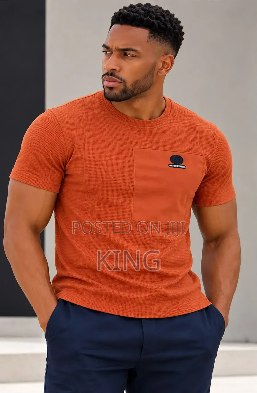 Chest Pocket and "AUTHENTIC" Brand T-Shirts