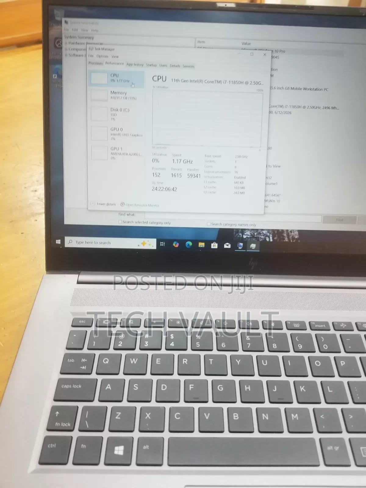 New Laptop HP ZBook Studio G8 32GB Intel Core i7 SSD 1T