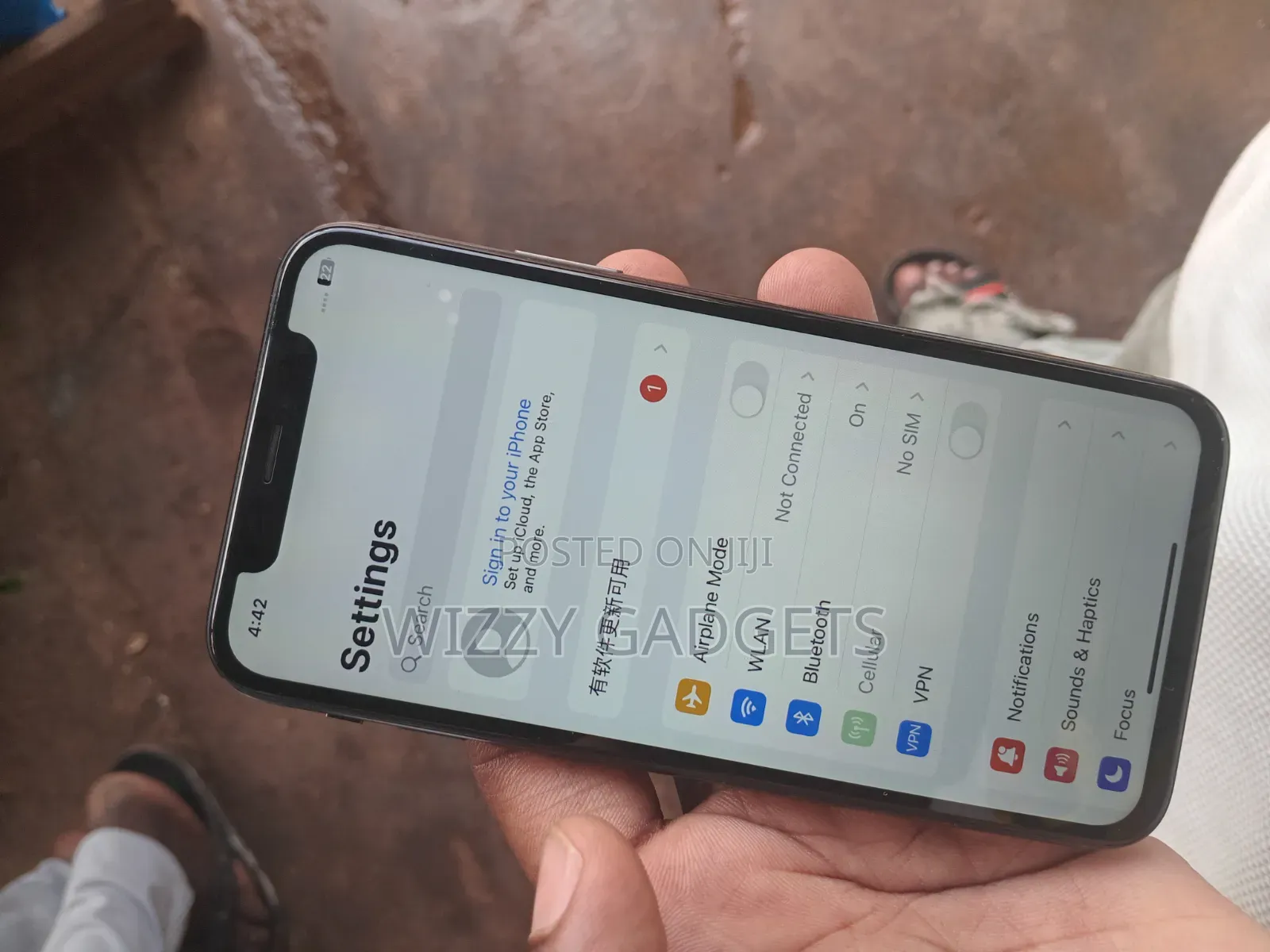 Apple iPhone X 64 GB Black