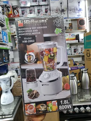 Hoffmans Electronics HM-2062 2-in-1 Blender & Dry Grinder