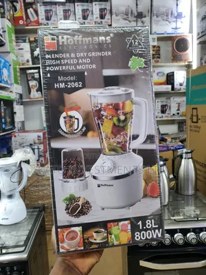 Hoffmans Electronics HM-2062 2-in-1 Blender & Dry Grinder