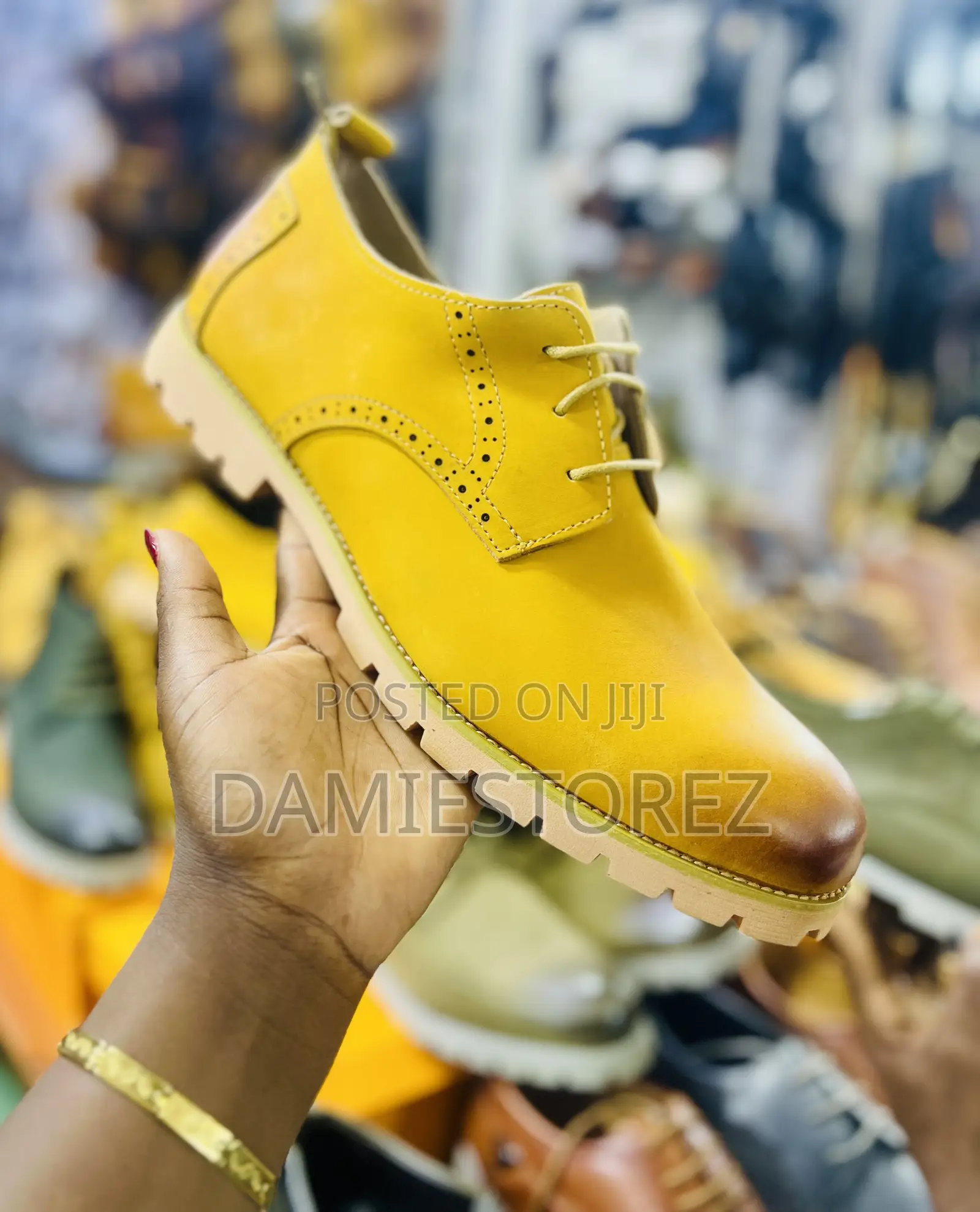 Yellow Oxfords