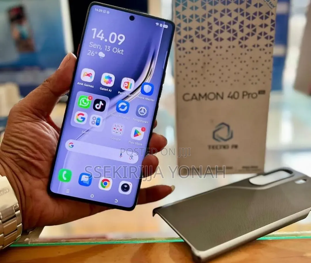 New Tecno Camon 40 Pro 4G 256 GB Black