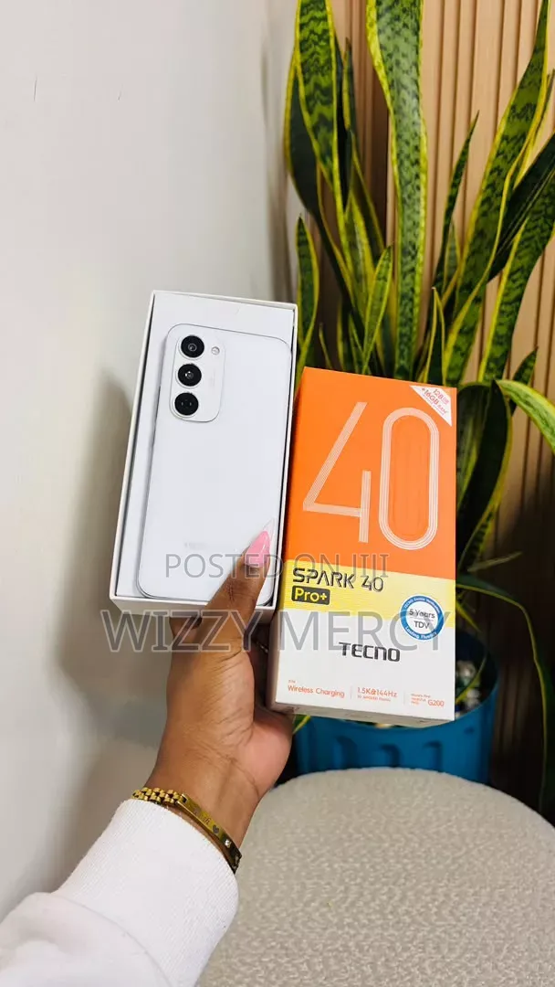 New Tecno Spark 40 Pro+ 256 GB White