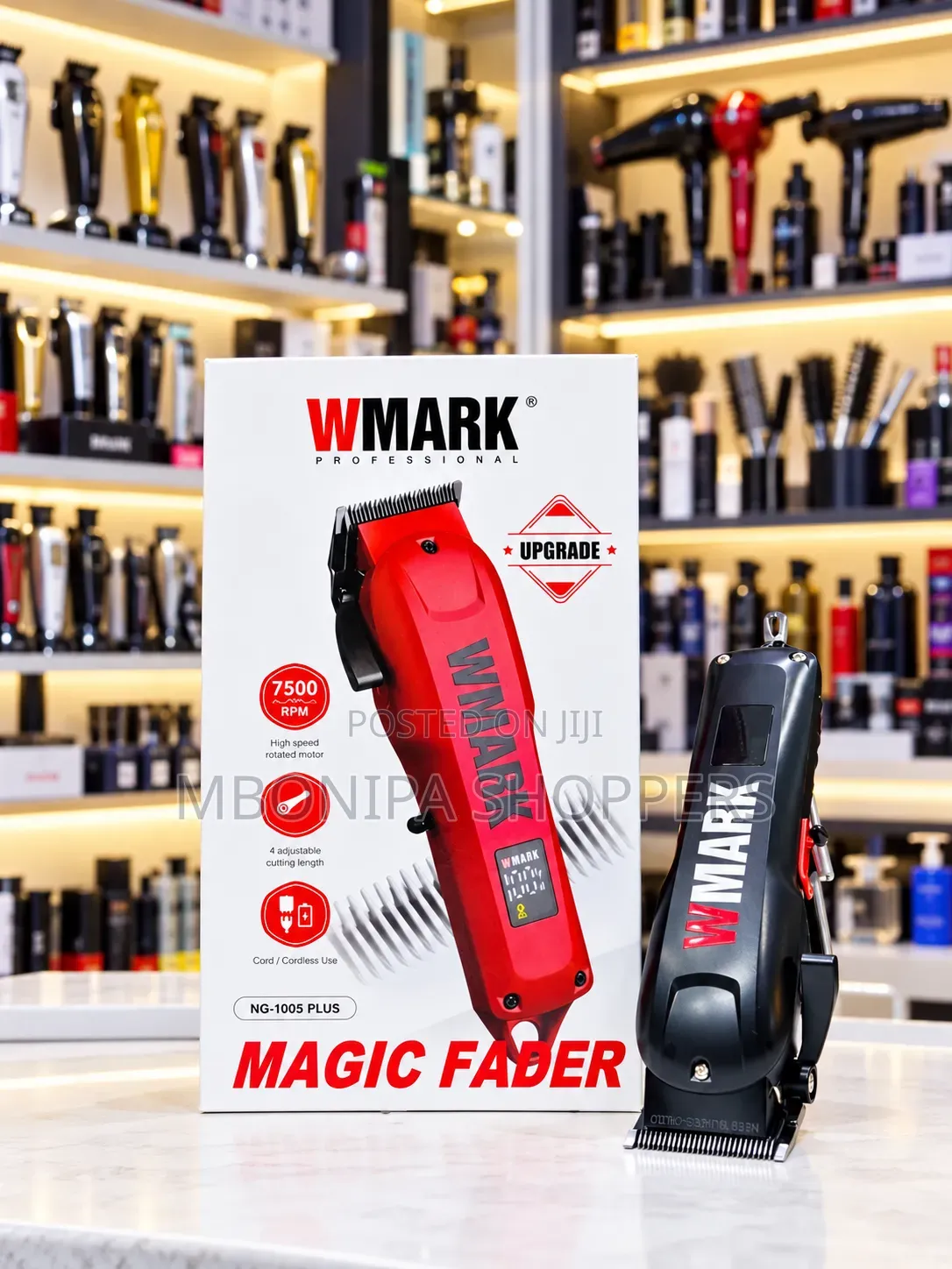 WMARK Magic Fader NG-1005 PLUS Professional Hair Clipper – 7500 RPM