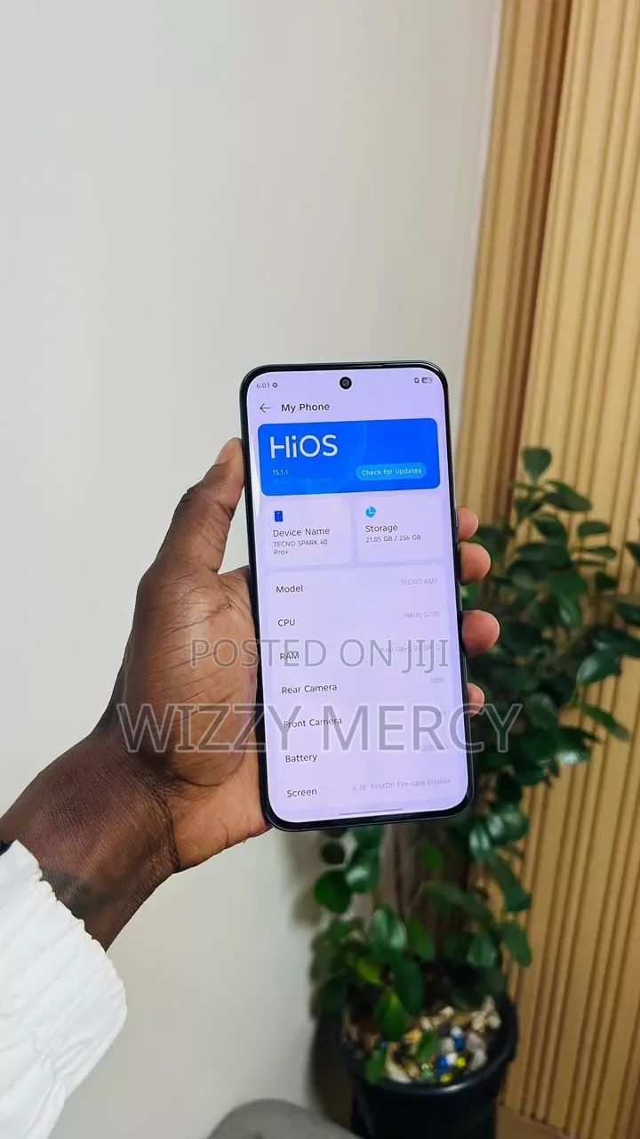 New Tecno Spark 40 Pro+ 256 GB Black