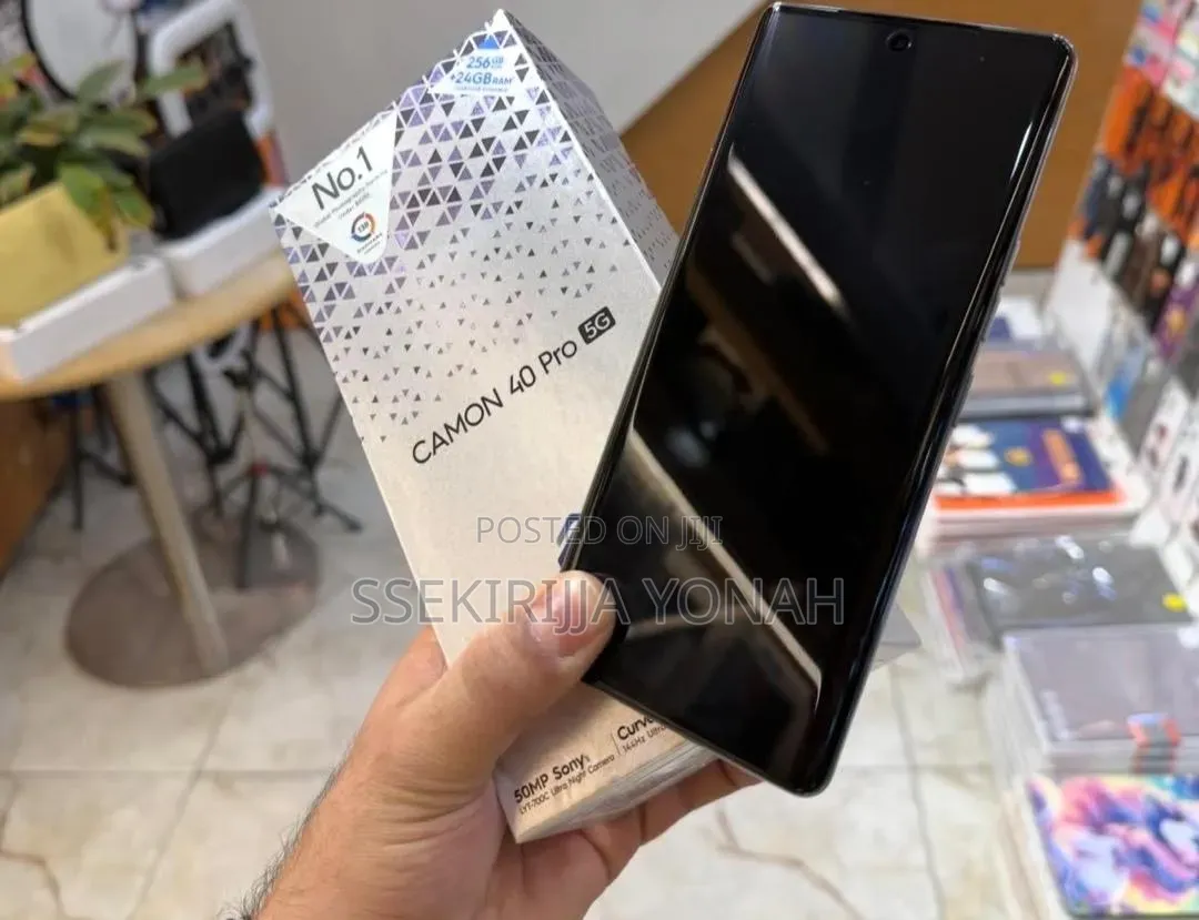 New Tecno Camon 40 Pro 4G 256 GB Black