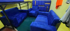 Combo Sofa Set and Bed in Blue Color