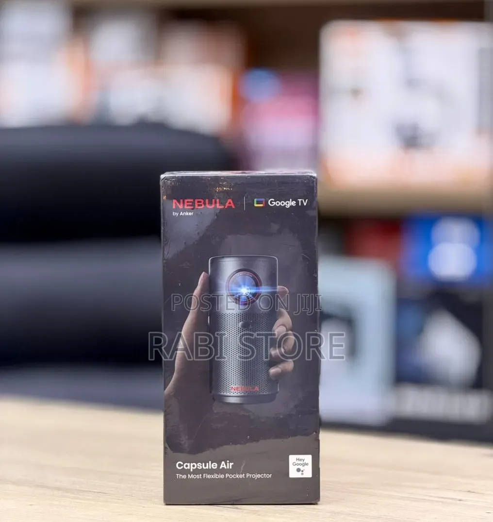 Nebula Capsule Air Google TV Projector, Officially Licensed Netflix,