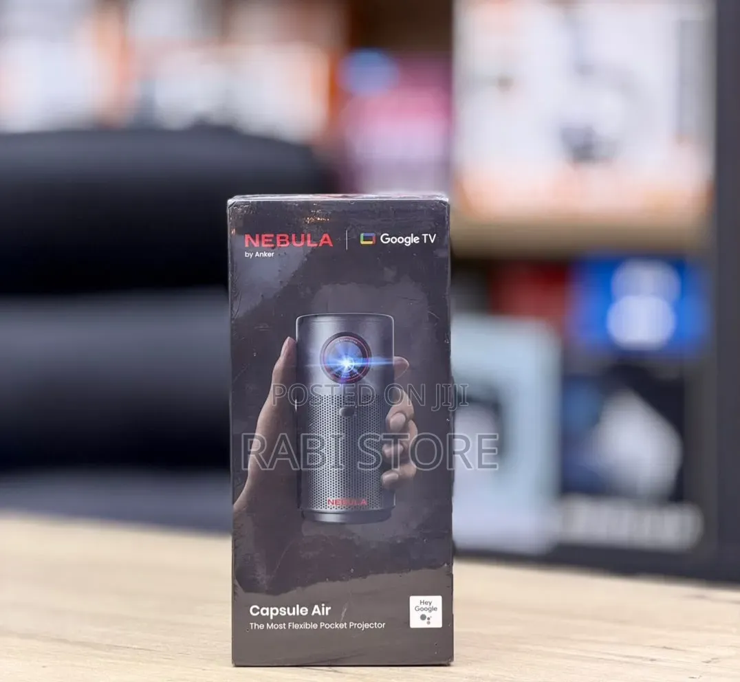 Nebula Capsule Air Google TV Projector, Officially Licensed Netflix,