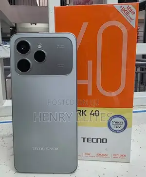 New Tecno Spark 40 128 GB Silver