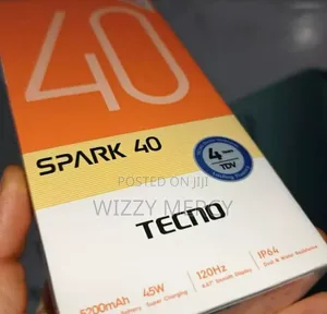New Tecno Spark 40 128 GB Silver