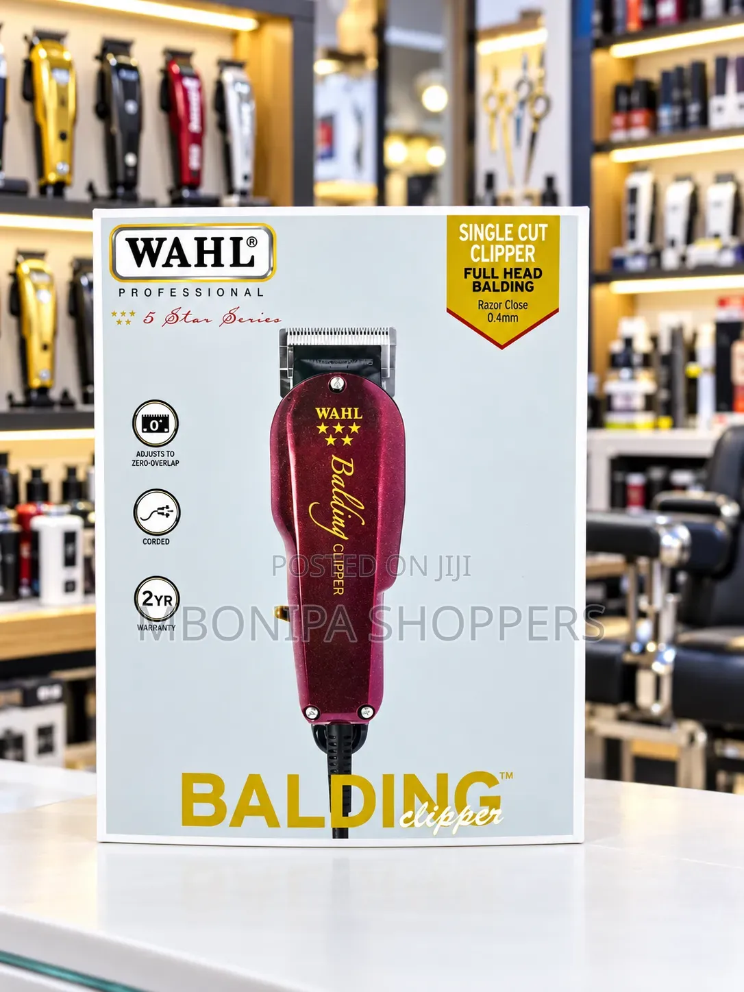 Wahl 5-Star Balding Clipper – Single Cut Precision Hair Trimmer