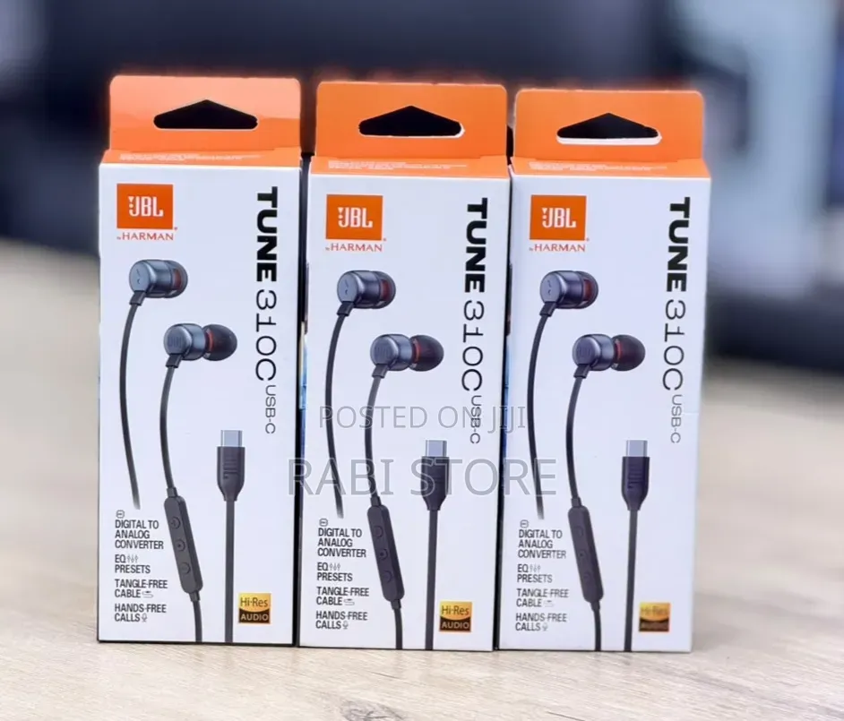 JBL Tune 310C Wired USB C Earphones / Type C Earphones