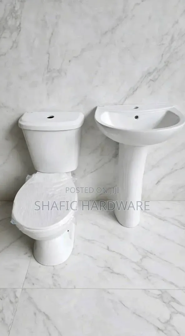 Toilet With Basin Completely Set With Accessories Frencia Good Quality