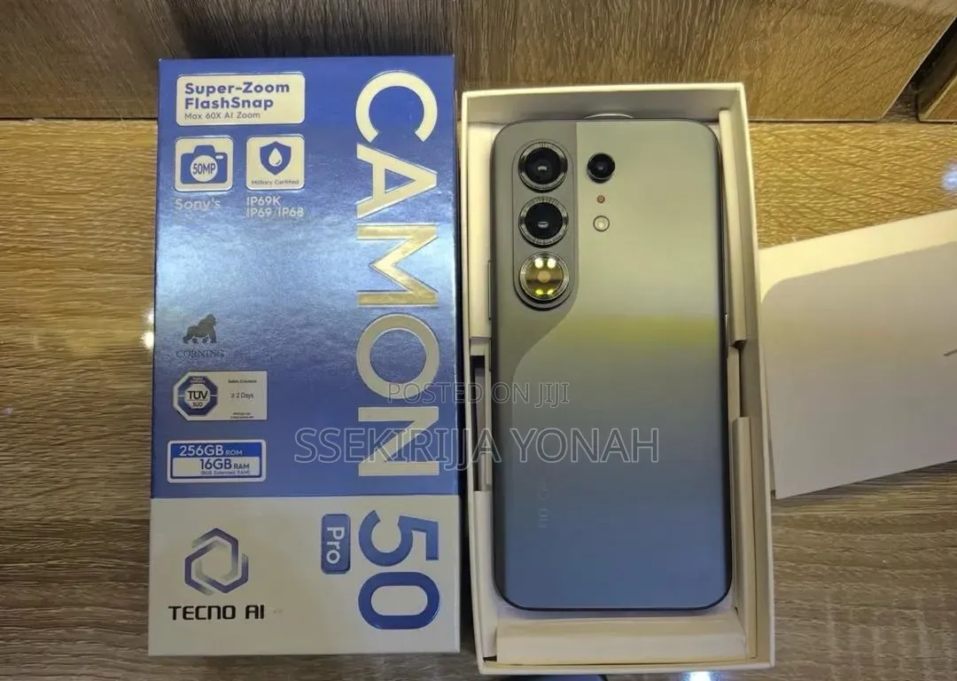New Tecno Camon 50 Pro 256 GB Gray