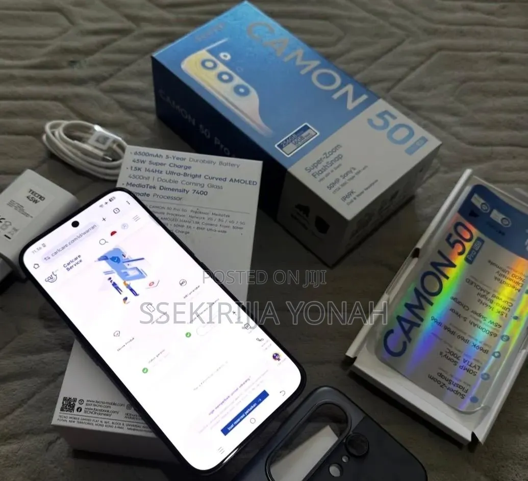 New Tecno Camon 50 Pro 256 GB Gray