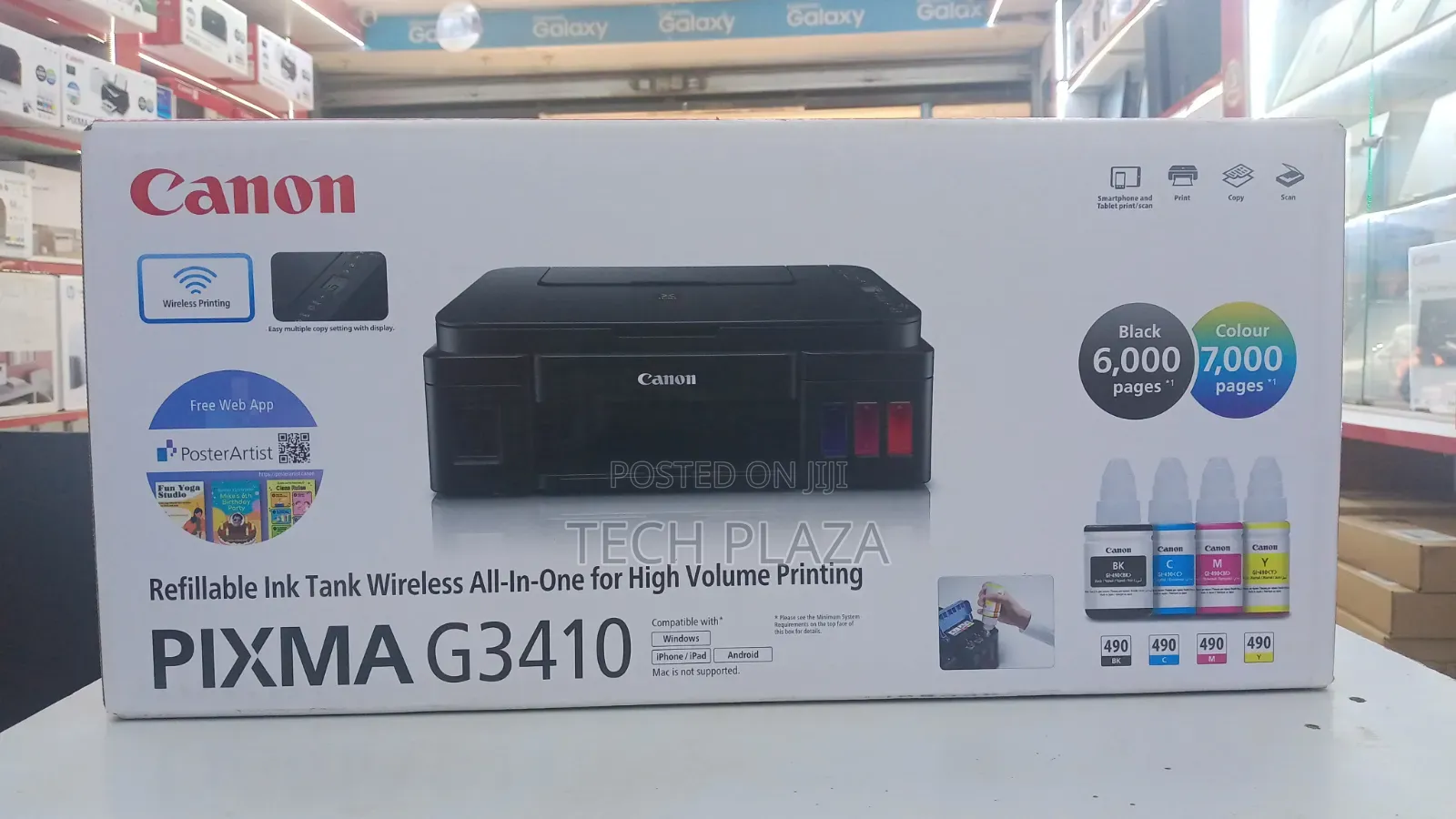 Canon Pixma G3410. Print,scan,copy,wireless,1 Year Warranty.