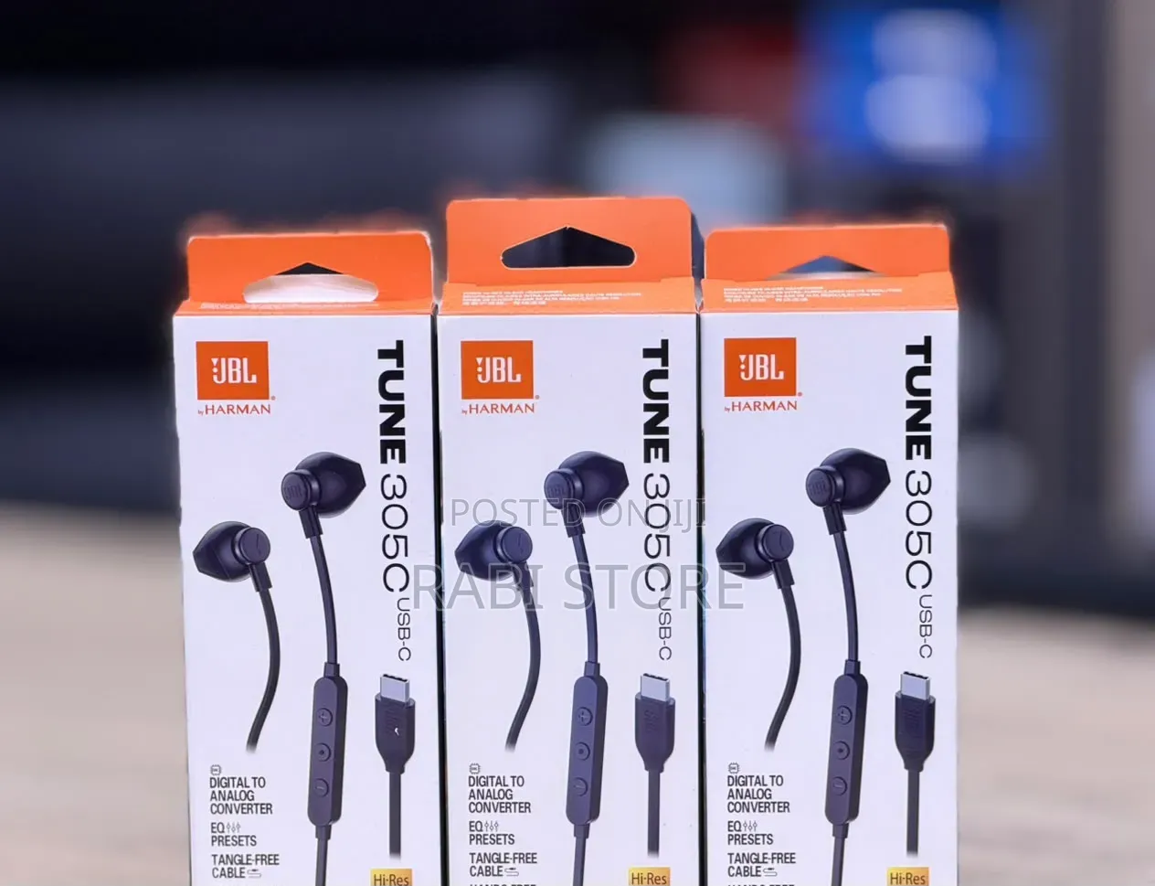 JBL Tune 305C Wired USB C Earphones / Type C Earphones