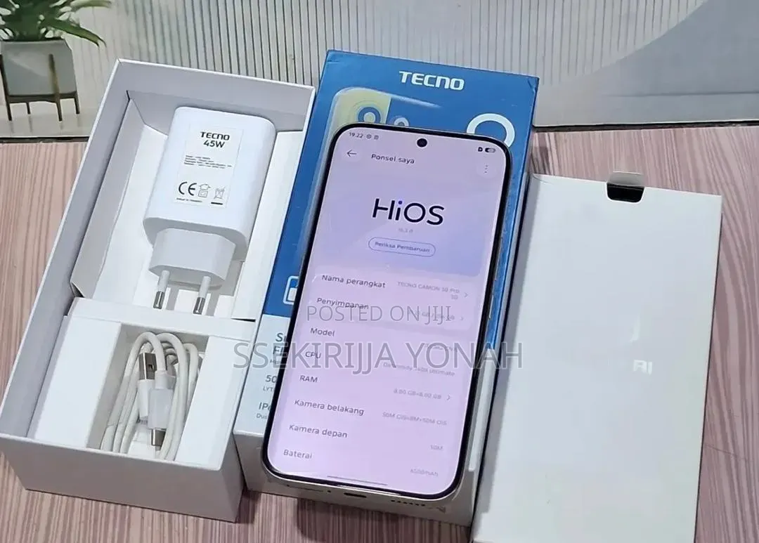 New Tecno Camon 50 Pro 256 GB Black
